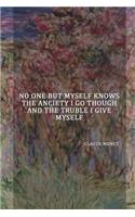 No One But Myself Knows The Anciety I Go Though And The Truble I Give Myself.