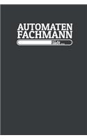 Automatenfachmann lädt: Notizen - gepunktet, liniertes Notizbuch - für Notizen, Erinnerungen, Daten - Notizbuch für Automatenfachmann in Ausbildung