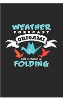 Weather forecast Origami folding