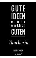 Notizbuch für Taucher / Taucherin: Originelle Geschenk-Idee [120 Seiten liniertes blanko Papier]