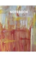 Notebook - A Blank Lined Journal With Abstract Art Cover