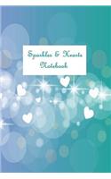 Sparkles & Hearts Notebook