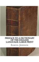 Preface to a Dictionary of the English Language