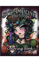 Steampunk Darlings Coloring Book