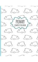 Primary Composition Book: Cute Polar Bear Pattern - Primary Composition Book K-2 Kindergarten Notebook for young Kids 8.5 x 11 inches 120 Pages.