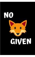 No fox given