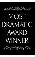 Most Dramatic Award Winner