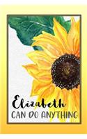 Elizabeth Can Do Anything: Personalized Success Affirmation Journal for Women