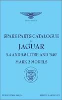 Jaguar Mk 2 (3.4, 3.8  & 340) Spare Parts Catalogue (1959-1969)