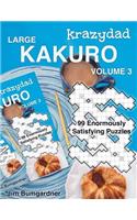Krazydad Large Kakuro Volume 3