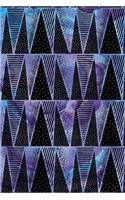 Bullet Journal Notebook Abstract Triangles Pattern 3