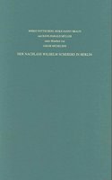 Staatsbibliothek Zu Berlin - Preussischer Kulturbesitz. Kataloge Der Handschriftenabteilung / Der Nachlass Wilhelm Scherers in Berlin. Verzeichnisse Zum Hauptnachlass Scherer Im Archiv Der Berlin-Brandenburgischen Akademie Der Wissenschaften Und Zu: Bearbeitet Von Mirko Nottscheid, Heike-Fanny Braun Und Hans-Harald Muller Unter Mitarbeit Von Jakob Michelsen Mit Einem Geleitwort Von Eberhard Lamm