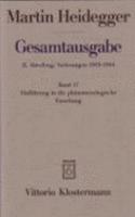 Martin Heidegger, Gesamtausgabe. II Abteilung