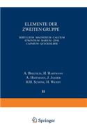 Elemente Der Zweiten Gruppe: Beryllium - Magnesium - Calcium Strontium - Barium - &#438;ink Cadmium - Quecksilber