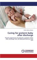 Caring for Preterm Baby After Discharge