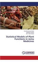 Statistical Models of Plant Functions in Jamu Medicines