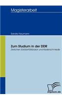 Zum Studium in der DDR