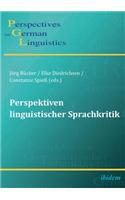 Perspektiven Linguistischer Sprachkritik
