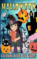 Halloween Coloring Book For Girls