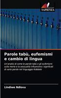 Parole tabù, eufemismi e cambio di lingua