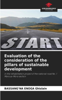 Evaluation of the consideration of the pillars of sustainable development