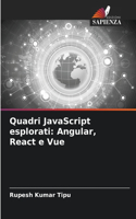 Quadri JavaScript esplorati: Angular, React e Vue