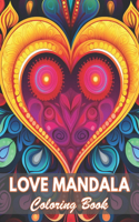 Love Mandala Coloring Book