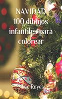 Navidad. 100 dibujos infantiles para colorear