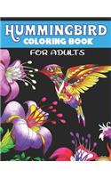 Hummingbird Coloring Book for Adults