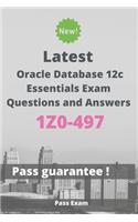 Latest Oracle Database 12c Essentials Exam 1Z0-497 Questions and Answers