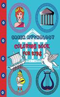 Greek Mythology Coloring Book For Kids