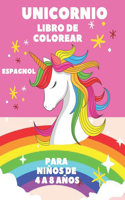 UNICORNIO Libro de Colorear: Para niños de 4 a 8 años (Cuadernos para colorear niños) (Spanish Edition)