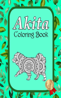 Akita Coloring Book