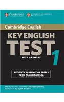 Cambridge Key English Test 1 with Answers: Examination Papers from the University of Cambridge ESOL Examinations: English for Speakers of Other Langua