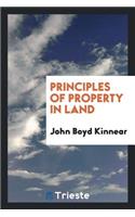 Principles of Property