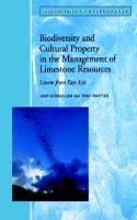 Biodiversity and Cultural Property in the Management of Limestone Resources