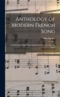 Anthology of Modern French Song