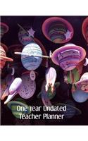 One Year Undated Teacher Planner
