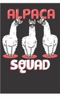 Alpaca Squad Notebook