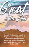 Greatly to Be Praised Bulletin (Pkg 100) General Worship