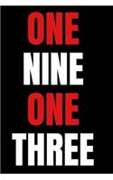 One nine one three