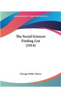 Social Sciences Finding List (1914)