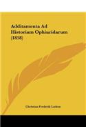 Additamenta Ad Historiam Ophiuridarum (1858)