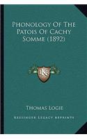 Phonology of the Patois of Cachy Somme (1892)