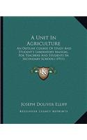 Unit In Agriculture