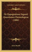 De Oppugnatione Sagunti Quaestiones Chronologicae (1886): (Latin)