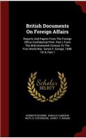 British Documents On Foreign Affairs