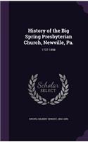History of the Big Spring Presbyterian Church, Newville, Pa.