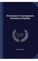 Dictionary of Contemporary Quotations (English)