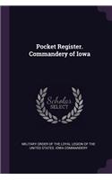 Pocket Register. Commandery of Iowa